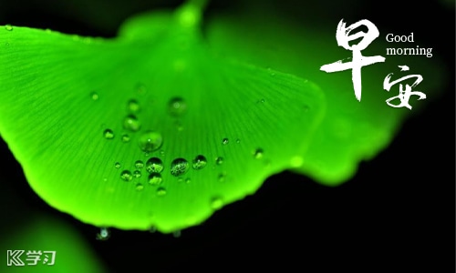 早安打招呼语录