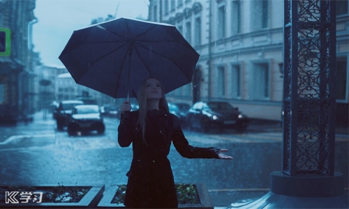 下雨天感慨唯美心情语录